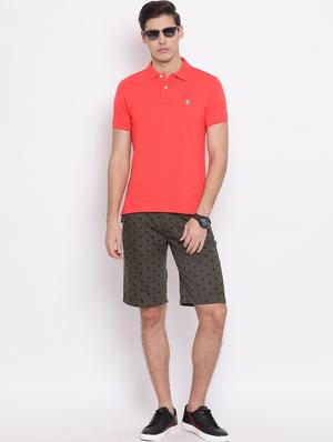 grey printed bermuda shorts - 17095981 - Standard Image - 4