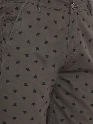grey printed bermuda shorts - 17095981 - Standard Image - 5