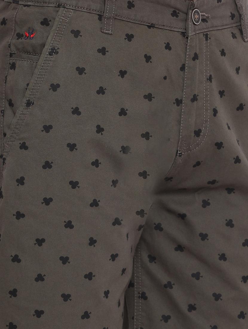 grey printed bermuda shorts - 17095981 - Zoom Image - 5