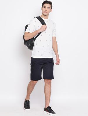 white all over print t-shirt - 17096004 - Standard Image - 4