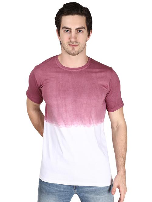 pink tie & dye t-shirt - 17096034 - Standard Image - 1