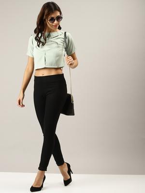 peter pan collar neo mint top - 17096306 - Standard Image - 4