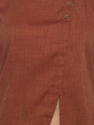 front slit button closure top - 17096325 - Standard Image - 5