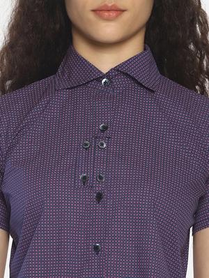 button-up printed stylised shirt - 17096335 - Standard Image - 5