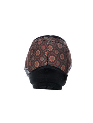 brown fabric slip on ballerina - 17096730 - Standard Image - 3