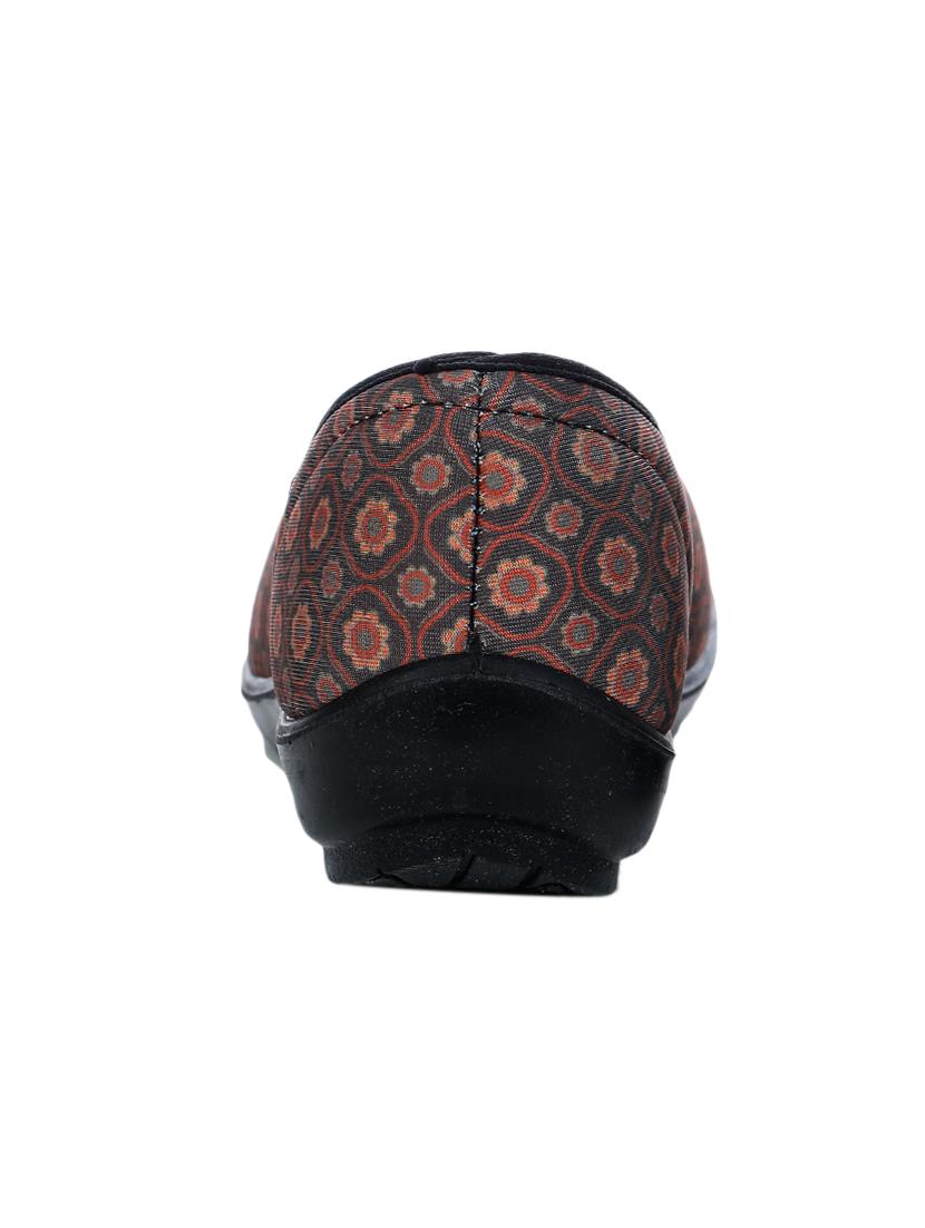 brown fabric slip on ballerina - 17096730 - Zoom Image - 3
