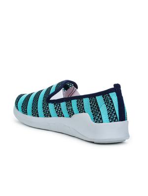 blue slip on sports shoes - 17097038 - Standard Image - 3