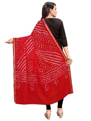 printed bandhani dupatta - 17097660 - Standard Image - 2