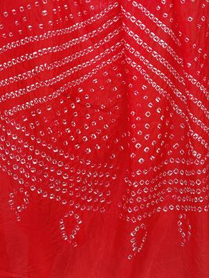 printed bandhani dupatta - 17097660 - Standard Image - 3