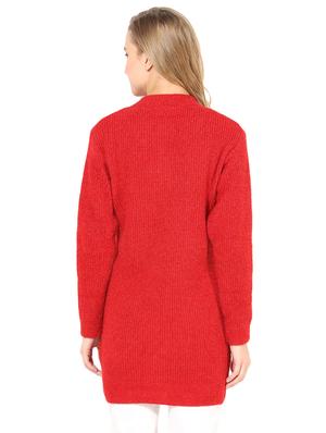 button down wool cardigan - 17097710 - Standard Image - 3