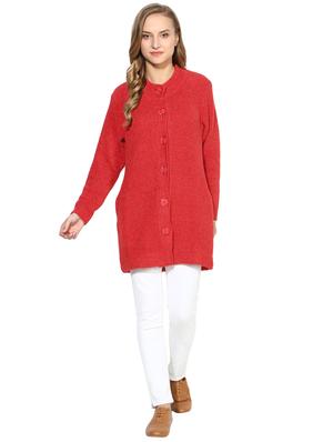 button down wool cardigan - 17097710 - Standard Image - 4