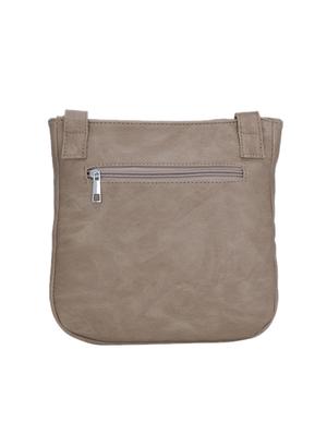 beige leatherette (pu) regular sling bag - 17097721 - Standard Image - 2