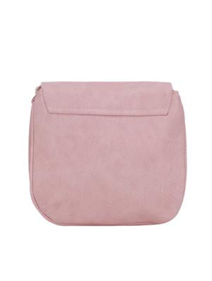 pink leatherette (pu) regular sling bag - 17097740 - Standard Image - 2