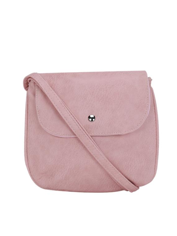 pink leatherette (pu) regular sling bag - 17097740 - Zoom Image - 1