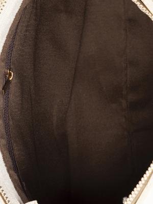 beige leatherette (pu) regular sling bag - 17097751 - Standard Image - 3