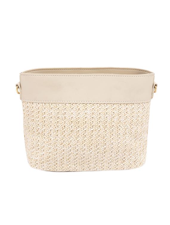 beige leatherette (pu) regular sling bag - 17097751 - Zoom Image - 2