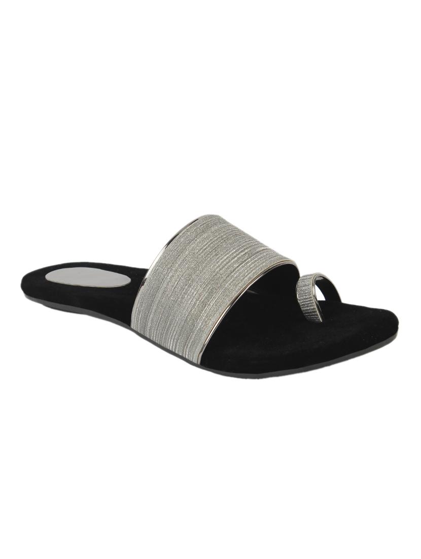 silver one toe sandals - 17097931 - Zoom Image - 1