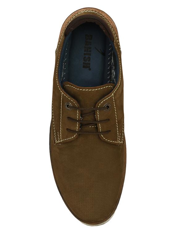 green synthetic & mesh laceup derbies - 17098760 - Zoom Image - 4