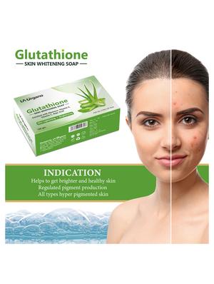 la organo glutathione aloe vera skin lightening & brightening soap for all skin type (100gm) pack of 1 - 17098870 - Standard Image - 2