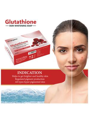 la organo glutathione rose skin lightening & brightening soap for all skin type (100gm) pack of 2 - 17098907 - Standard Image - 2