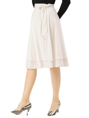 tie knot a-line skirt - 17099103 - Standard Image - 2