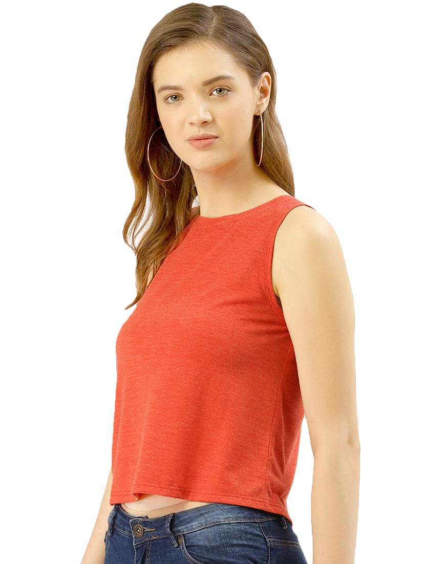 criss cross back crop top - 17099323 - Zoom Image - 2