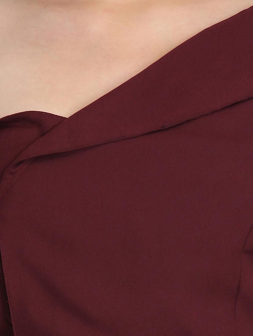 side slit single shoulder maxi dress - 17099333 - Zoom Image - 4