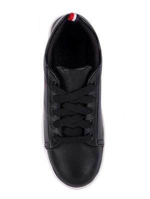 black lace-up sneakers - 17099395 - Standard Image - 4