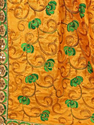 bordered embroidered saree with blouse - 17100494 - Standard Image - 3