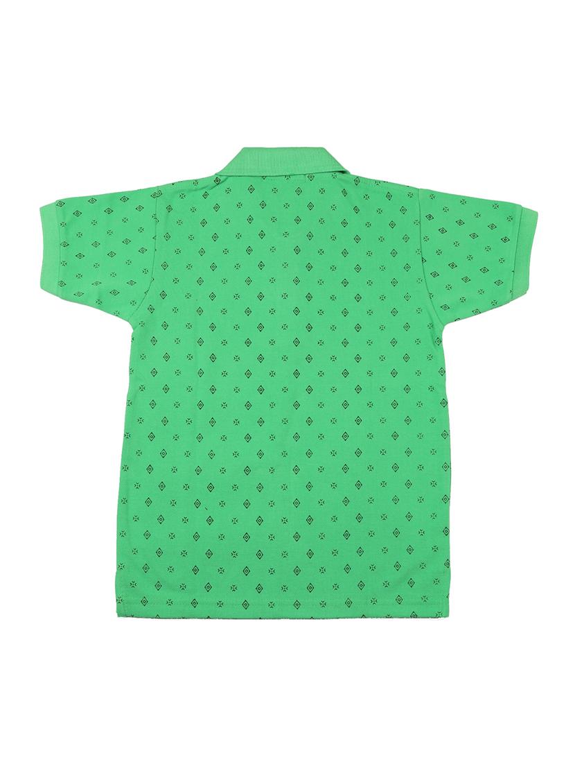 green cotton tshirt - 17100833 - Zoom Image - 2