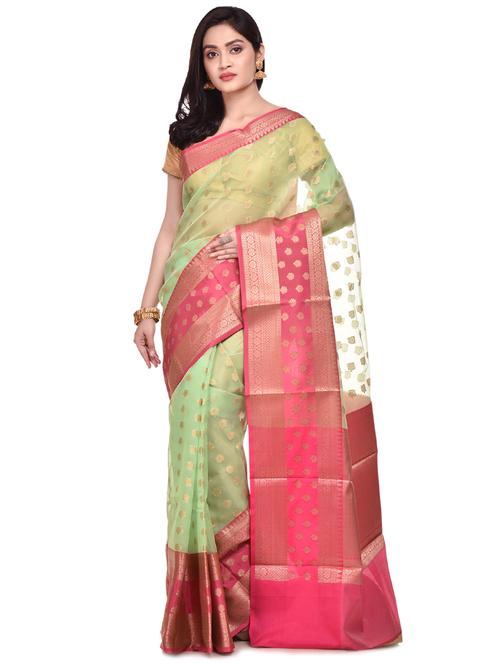 self design banarasi saree with blouse - 17100919 - Standard Image - 1