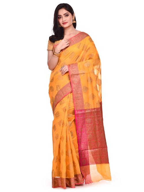 self design banarasi saree with blouse - 17100929 - Standard Image - 1