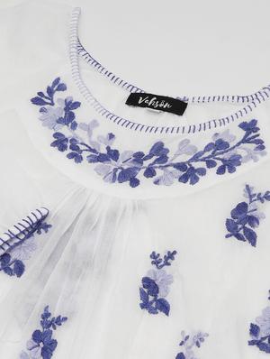embroidered straight kurti - 17101141 - Standard Image - 5