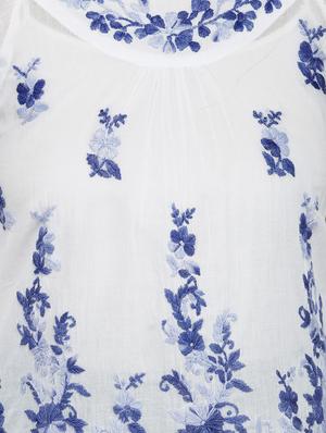embroidered straight kurti - 17101141 - Standard Image - 6