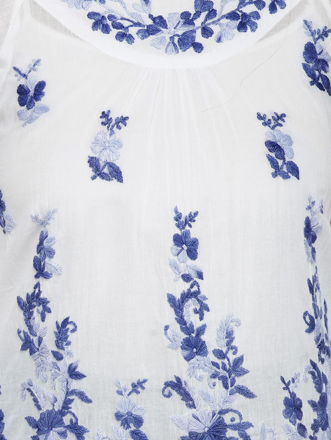 embroidered straight kurti - 17101141 - Zoom Image - 6