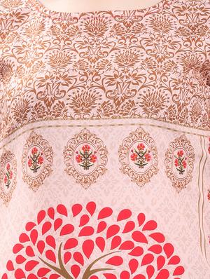 printed straight kurta - 17101310 - Standard Image - 4