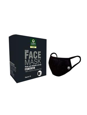 organic harvest organic face mask, made with organic cotton, anti pollution, 100% safe for sensitive skin, (pack of 10) - 17101319 - Standard Image - 2