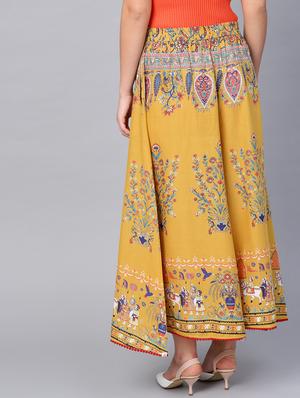 printed flared palazzo - 17101835 - Standard Image - 3