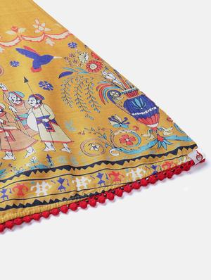 printed flared palazzo - 17101835 - Standard Image - 6