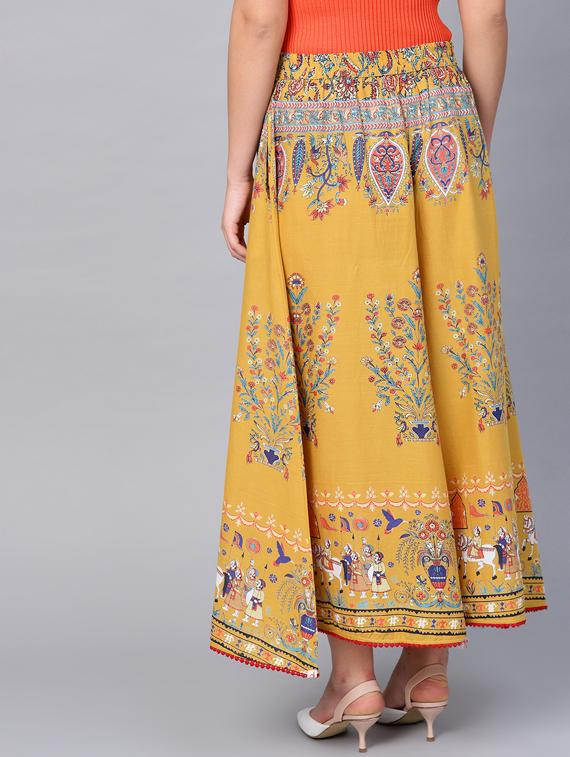 printed flared palazzo - 17101835 - Zoom Image - 3