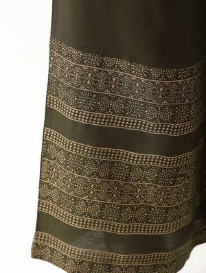 printed straight kurta palazzo set - 17101969 - Standard Image - 6
