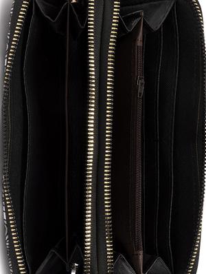 black leatherette wallet - 17102211 - Standard Image - 3