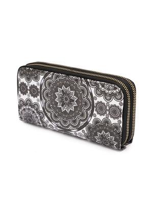 black leatherette wallet - 17102211 - Standard Image - 4