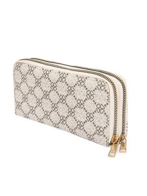 white leatherette wallet - 17102214 - Standard Image - 4