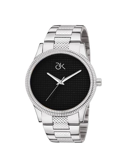 adk~ad-13asilver color analog watch for men - 17102431 - Standard Image - 1