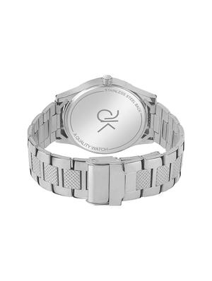 adk~ad-13asilver color analog watch for men - 17102431 - Standard Image - 3