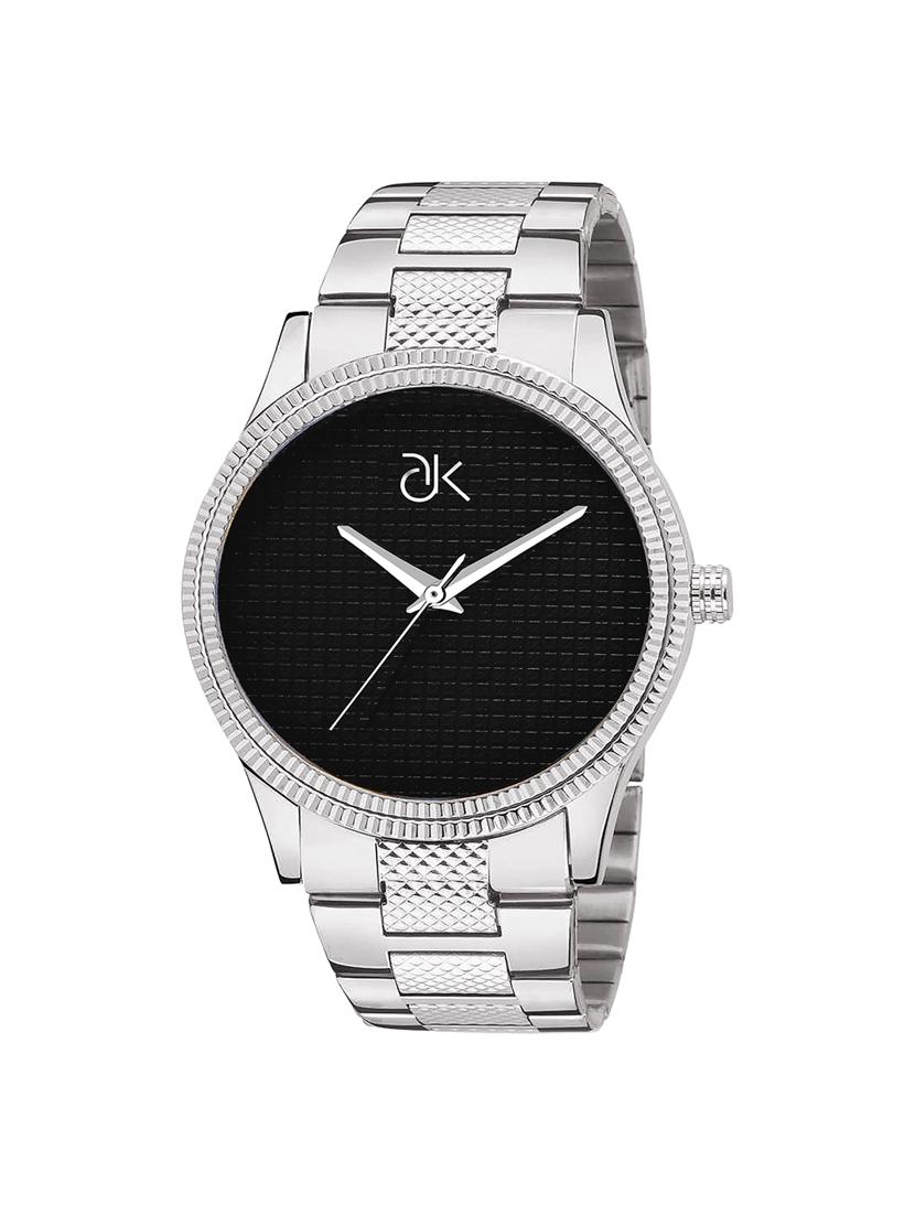 adk~ad-13asilver color analog watch for men - 17102431 - Zoom Image - 1