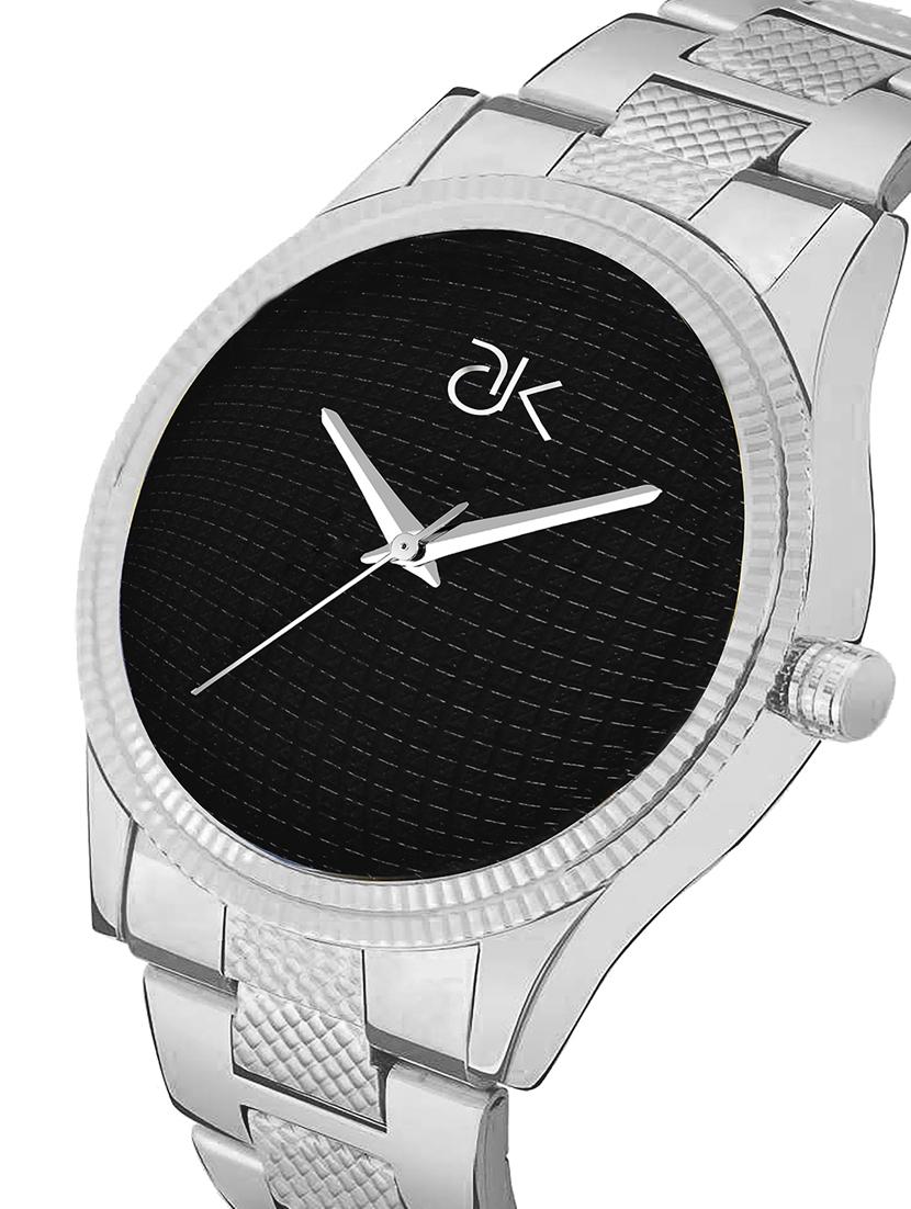 adk~ad-13asilver color analog watch for men - 17102431 - Zoom Image - 2