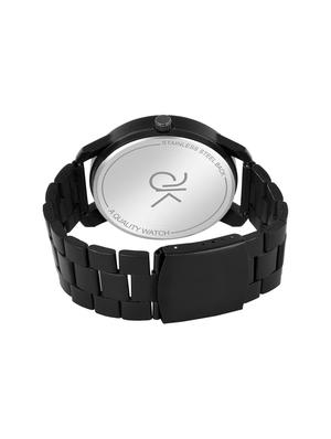 adk~ad-12ablack color analog watch for men - 17102433 - Standard Image - 3