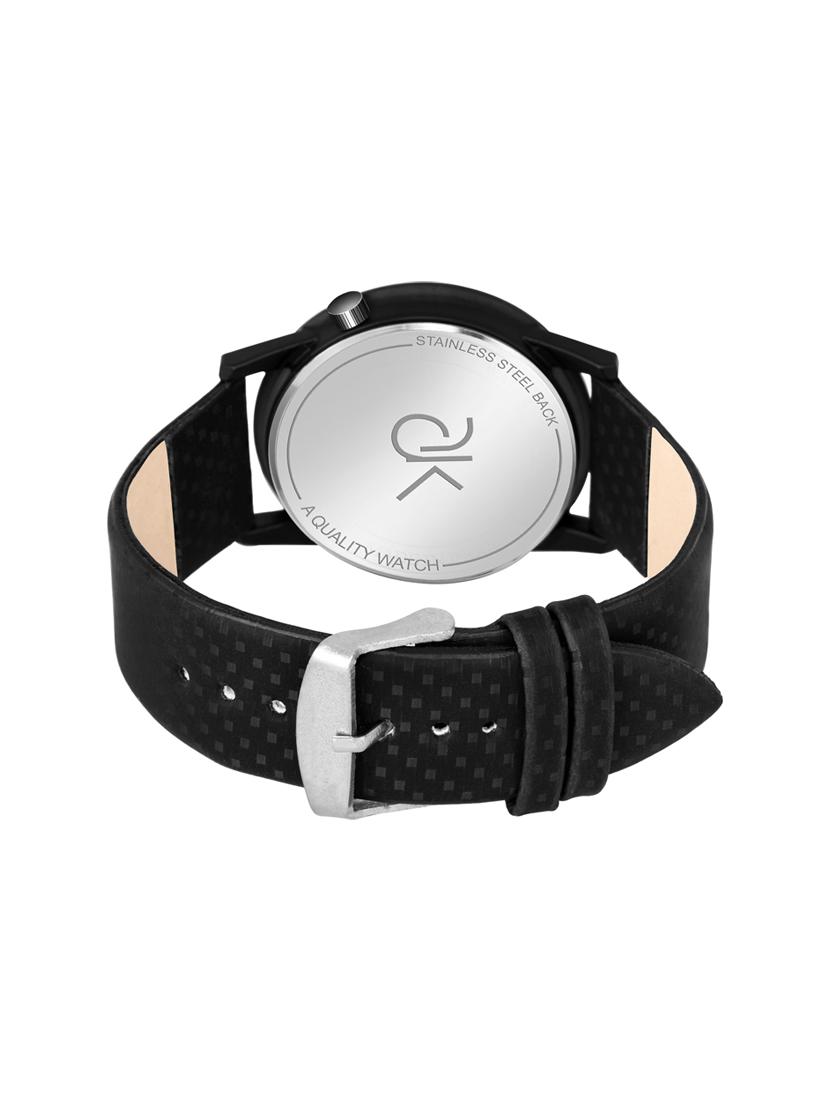 adk~ad-10ablack color analog watch for men - 17102435 - Zoom Image - 3